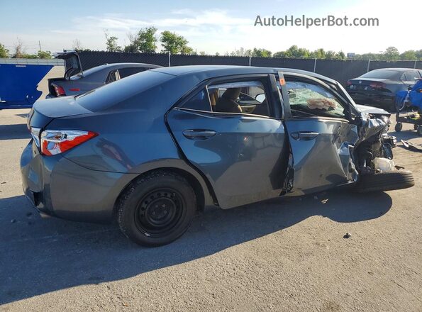 2T1BURHE0GC489579 2016 TOYOTA COROLLA Gray Задня права чверть