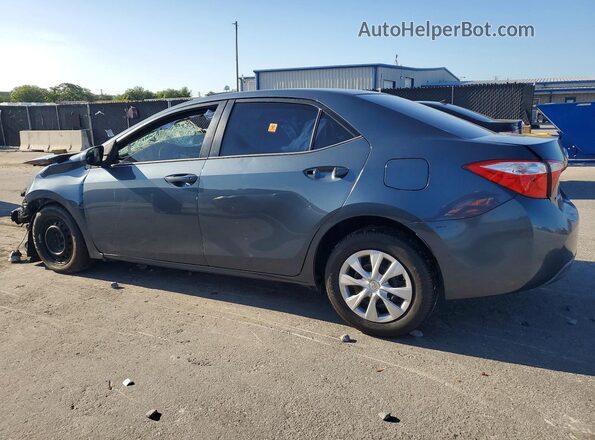 2T1BURHE0GC489579 2016 TOYOTA COROLLA Gray Задня ліва чверть