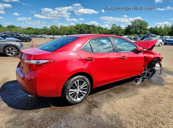 2T1BURHE0GC546220 2016 TOYOTA COROLLA Red Rear right