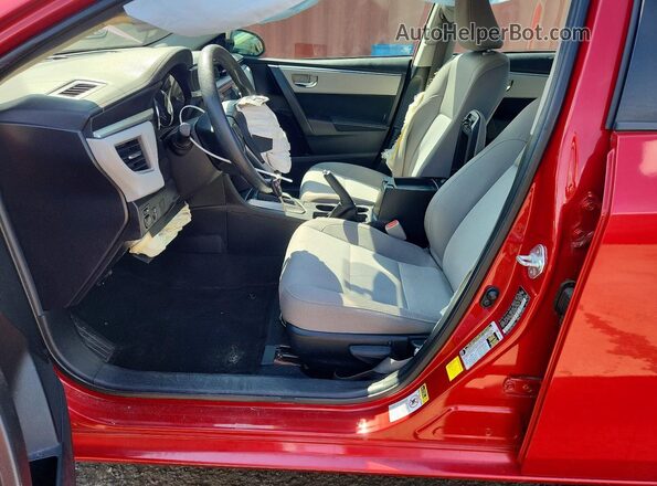 2T1BURHE0GC546220 2016 TOYOTA COROLLA Red Front interior view
