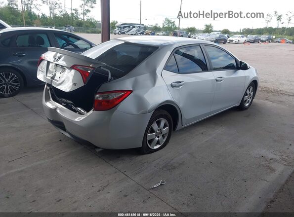 2T1BURHE0GC663019 2016 TOYOTA COROLLA Silver უკანა მარჯვენა