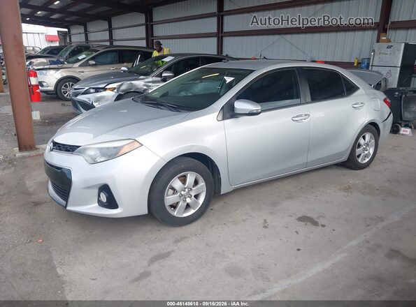 2T1BURHE0GC663019 2016 TOYOTA COROLLA Silver წინა მარცხენა ხედი სამი მეოთხედიდან