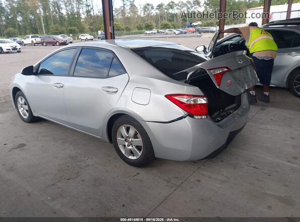 2T1BURHE0GC663019 2016 TOYOTA COROLLA Silver უკანა მარცხენა