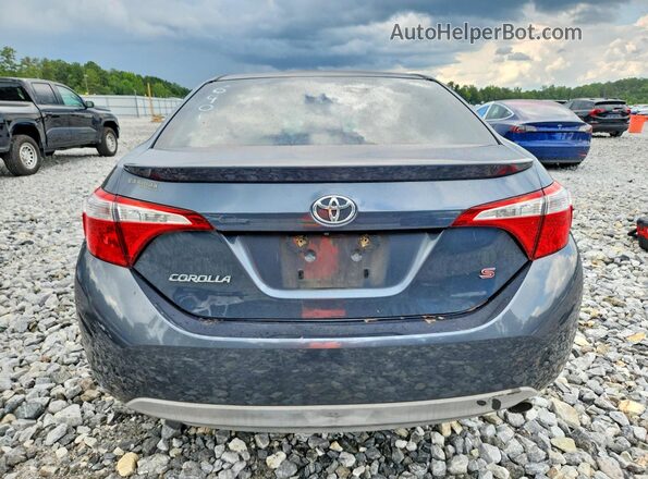 2T1BURHE0GC716401 2016 TOYOTA COROLLA Gray Rear view