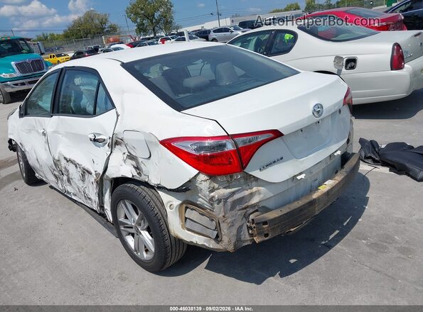 2T1BURHE0GC734073 2016 TOYOTA COROLLA White 