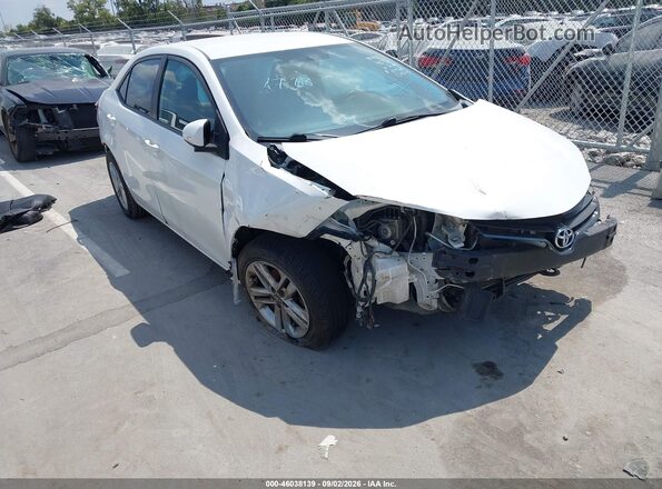 2T1BURHE0GC734073 2016 TOYOTA COROLLA White 
