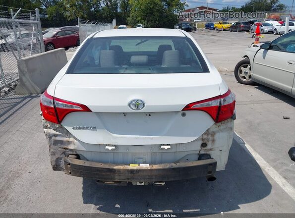 2T1BURHE0GC734073 2016 TOYOTA COROLLA White 