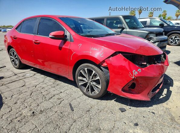 2T1BURHE0HC806911 2017 TOYOTA COROLLA Red Front right