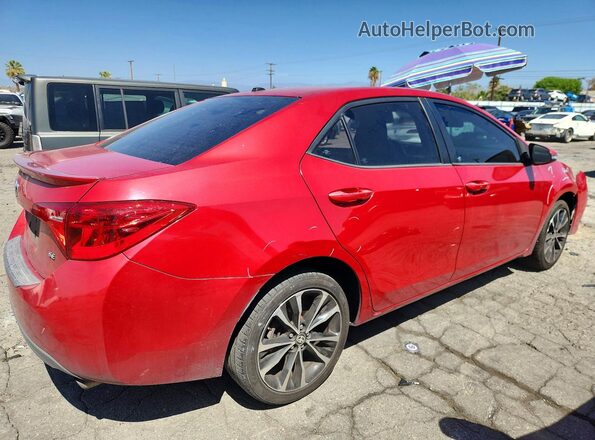 2T1BURHE0HC806911 2017 TOYOTA COROLLA Red Rear right