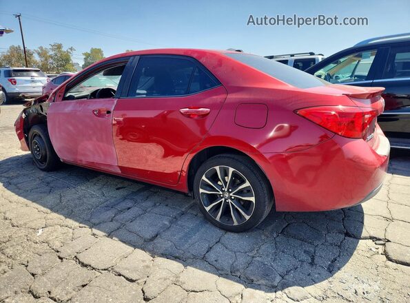 2T1BURHE0HC806911 2017 TOYOTA COROLLA Red Rear left