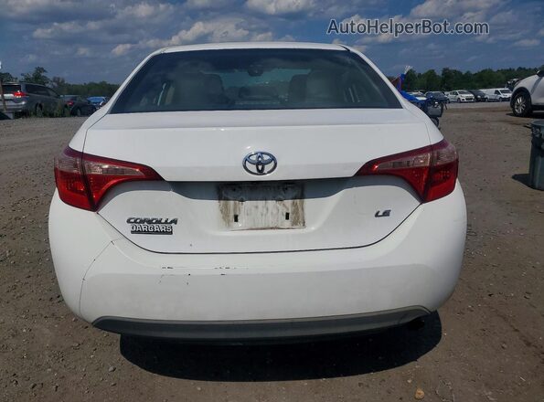 2T1BURHE0HC876327 2017 TOYOTA COROLLA White Հետևի տեսք