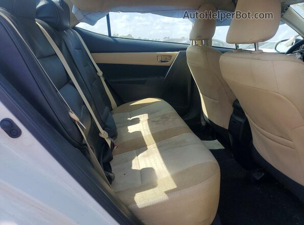 2T1BURHE0HC876327 2017 TOYOTA COROLLA White Հետևի նստատեղերի տեսք
