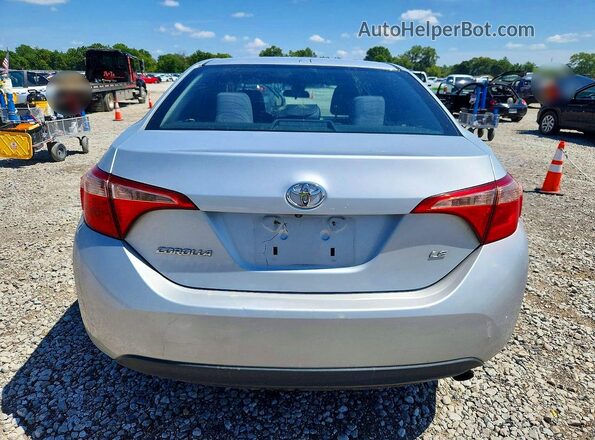 2T1BURHE0HC904532 2017 TOYOTA COROLLA Silver უკანა ხედი
