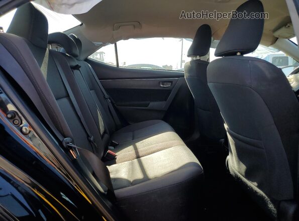 2T1BURHE0HC942195 2017 TOYOTA COROLLA Black Rear seats view