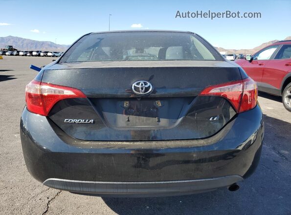 2T1BURHE0HC942195 2017 TOYOTA COROLLA Black Rear view