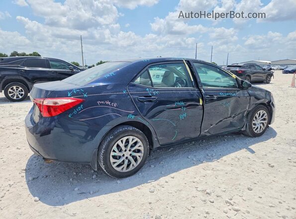 2T1BURHE0HC957859 2017 TOYOTA COROLLA Синий Задняя правая четверть