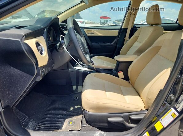 2T1BURHE0HC957859 2017 TOYOTA COROLLA Синий Вид салона спереди
