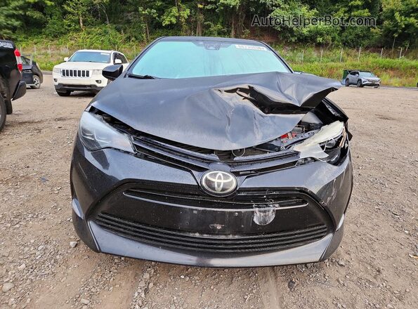 2T1BURHE0JC005045 2018 TOYOTA COROLLA Black Front view