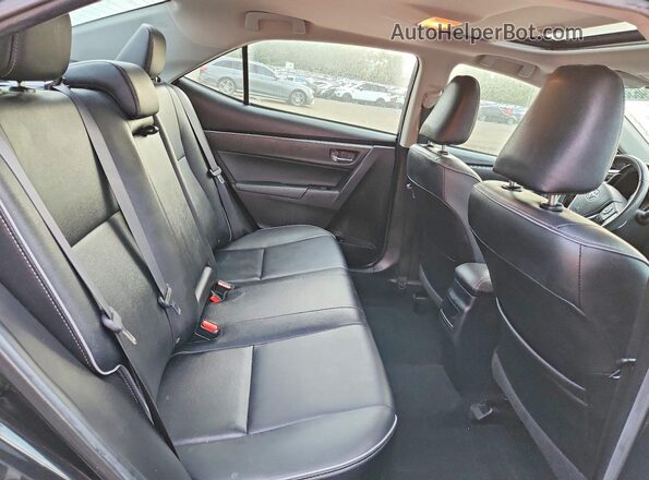 2T1BURHE0JC005045 2018 TOYOTA COROLLA Black Rear seats view