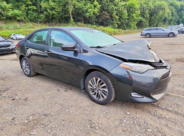 2T1BURHE0JC005045 2018 TOYOTA COROLLA Black Front right