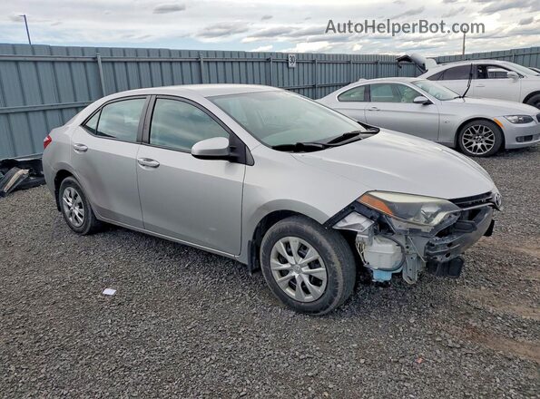 2T1BURHE1GC514134 2016 TOYOTA COROLLA Silver წინა მარჯვენა