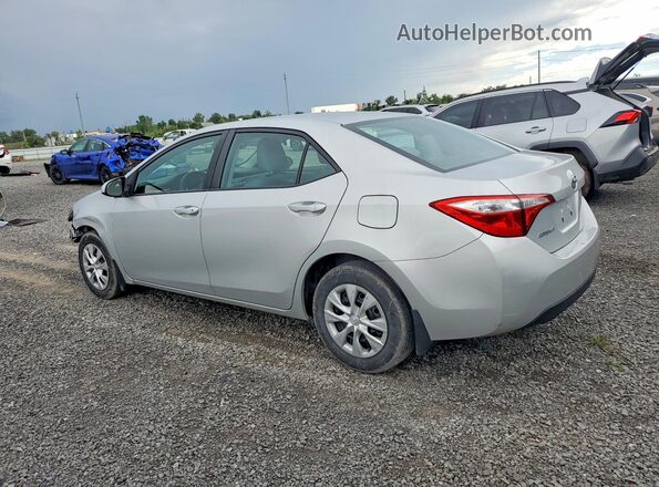 2T1BURHE1GC514134 2016 TOYOTA COROLLA Silver უკანა მარცხენა