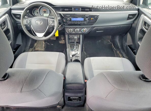 2T1BURHE1GC514134 2016 TOYOTA COROLLA Silver წინა პანელის ხედი
