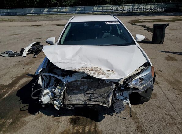2T1BURHE1GC519463 2016 TOYOTA COROLLA White წინა ხედი