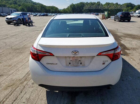 2T1BURHE1GC519463 2016 TOYOTA COROLLA White უკანა ხედი