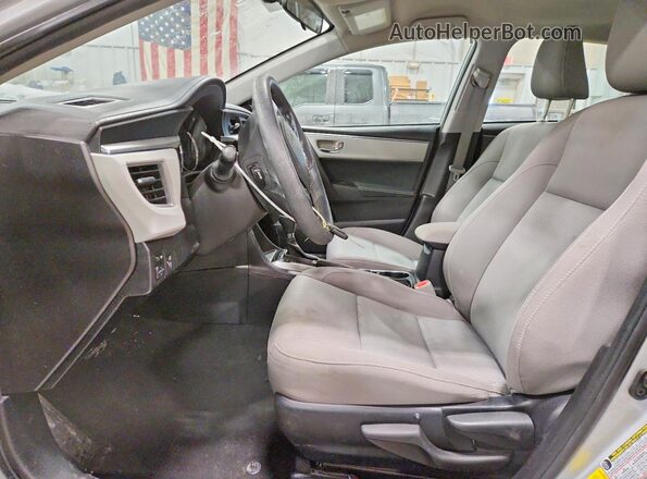 2T1BURHE1GC534626 2016 TOYOTA COROLLA Silver წინა სალონის ხედი