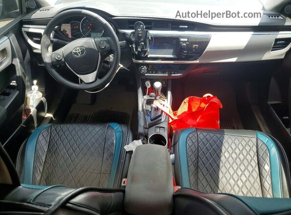 2T1BURHE1GC620695 2016 TOYOTA COROLLA Blue წინა პანელის ხედი