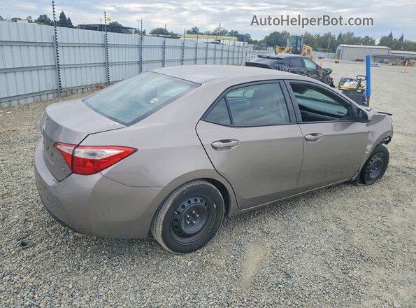 2T1BURHE1GC632040 2016 TOYOTA COROLLA Silver Задня права чверть