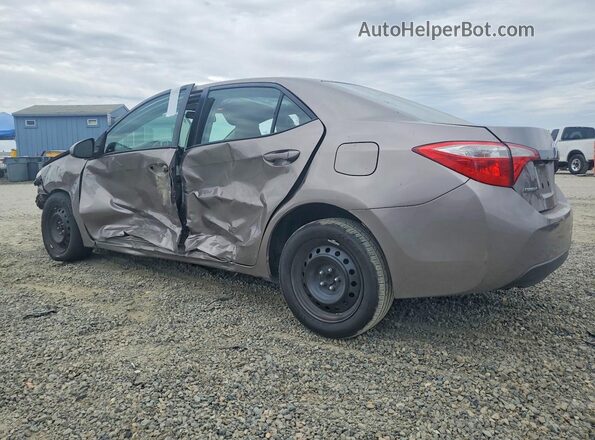 2T1BURHE1GC632040 2016 TOYOTA COROLLA Silver Задня ліва чверть
