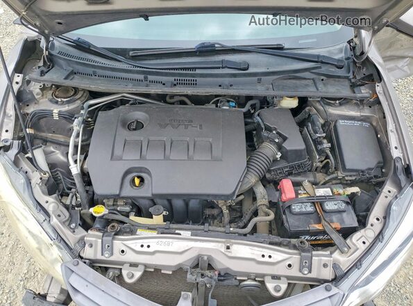 2T1BURHE1GC632040 2016 TOYOTA COROLLA Silver Вид задньої частини салону