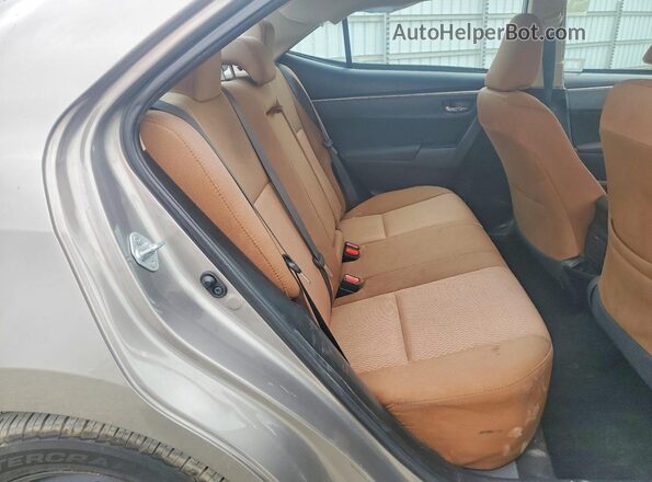 2T1BURHE1GC632040 2016 TOYOTA COROLLA Silver Вид задніх сидінь