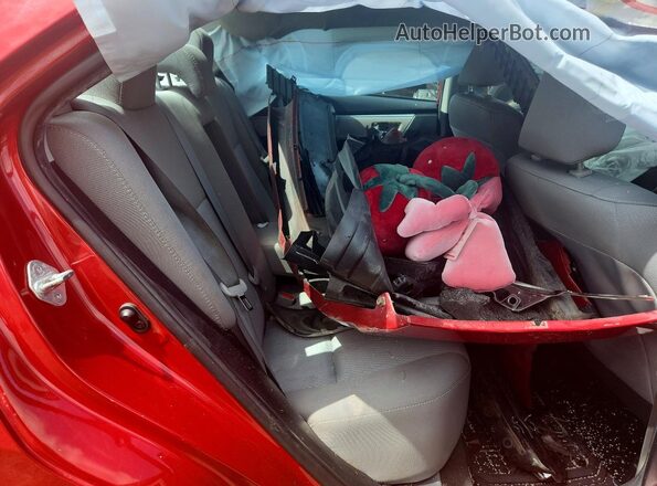 2T1BURHE1GC691248 2016 TOYOTA COROLLA Red Vista de los asientos traseros