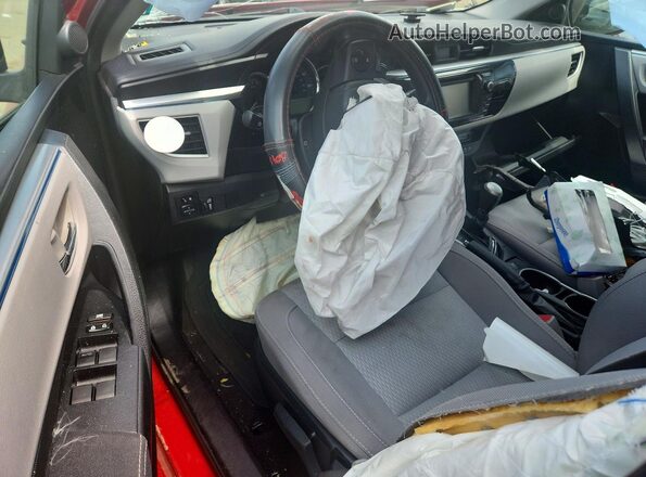 2T1BURHE1GC691248 2016 TOYOTA COROLLA Red Vista del salpicadero