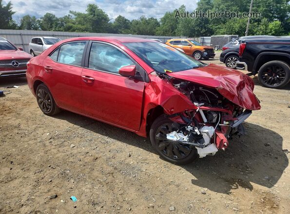 2T1BURHE1GC691248 2016 TOYOTA COROLLA Red Delantero derecho