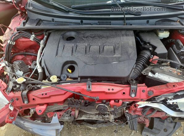 2T1BURHE1GC691248 2016 TOYOTA COROLLA Red Vista interior trasera