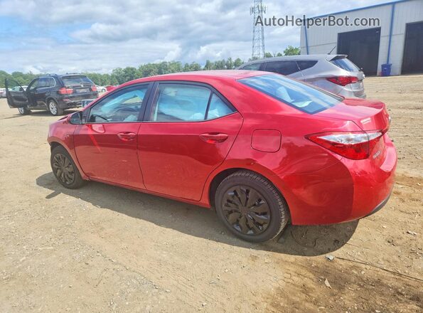 2T1BURHE1GC691248 2016 TOYOTA COROLLA Red Trasero izquierdo