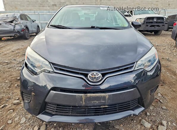 2T1BURHE1GC693128 2016 TOYOTA COROLLA Black წინა ხედი