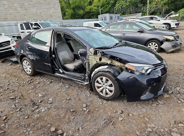2T1BURHE1GC693128 2016 TOYOTA COROLLA Black წინა მარჯვენა
