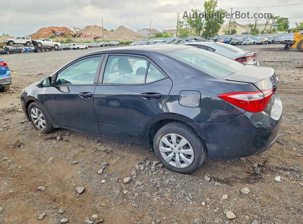 2T1BURHE1GC693128 2016 TOYOTA COROLLA Black უკანა მარცხენა