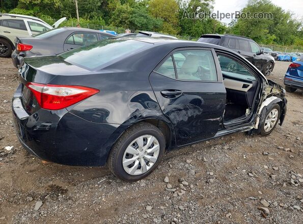2T1BURHE1GC693128 2016 TOYOTA COROLLA Black უკანა მარჯვენა