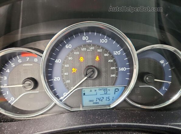 2T1BURHE1GC693128 2016 TOYOTA COROLLA Black ხელსაწყოთა პანელის ხედი