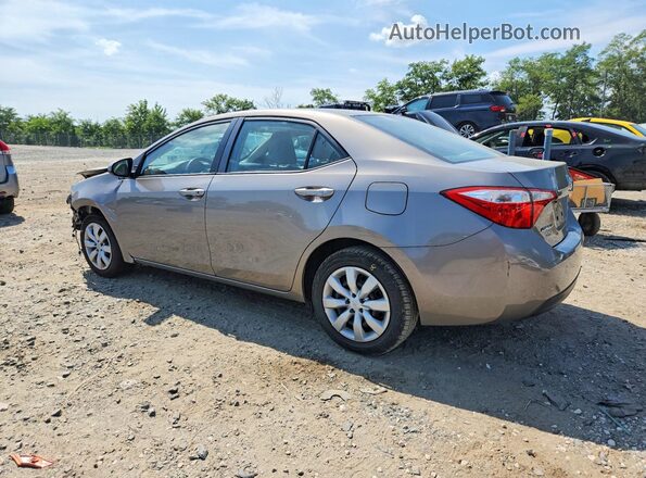 2T1BURHE1GC699057 2016 TOYOTA COROLLA Tan Հետևի ձախ