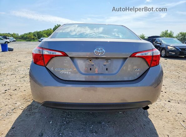 2T1BURHE1GC699057 2016 TOYOTA COROLLA Tan Հետևի տեսք