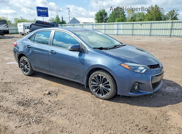 2T1BURHE1GC724748 2016 TOYOTA COROLLA Blue Առջևի աջ