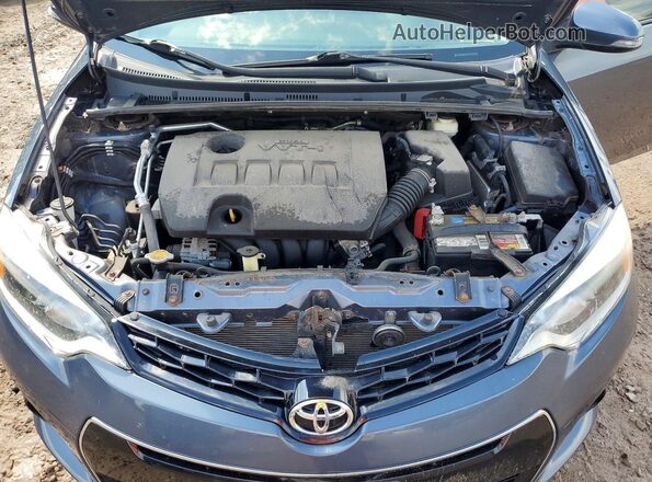 2T1BURHE1GC724748 2016 TOYOTA COROLLA Blue Սալոնի հետևի տեսք