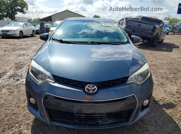 2T1BURHE1GC724748 2016 TOYOTA COROLLA Blue Դիմացի տեսք